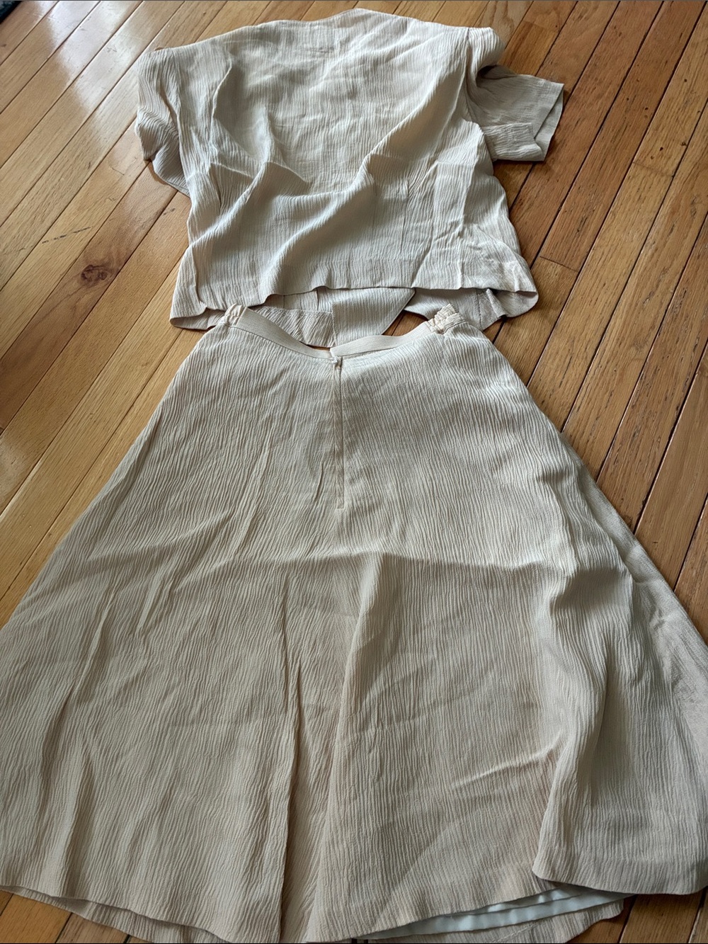 Vintage 80s Top and skirt set - Picture 3 of 6